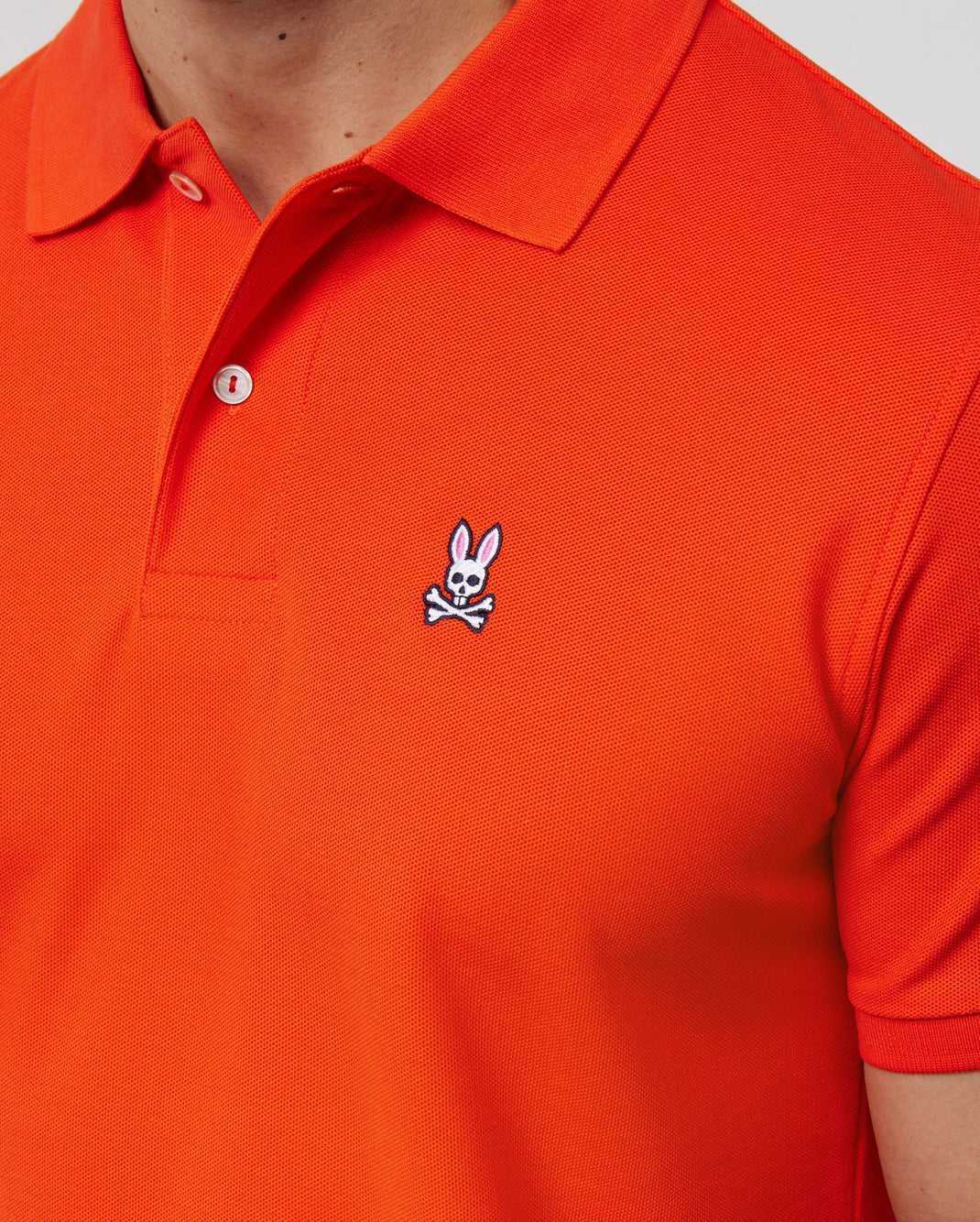 Polos Psycho Bunny Classic Polo Tangerine Tango Homme | YHX-25049456